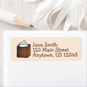 Gingerbread Cake Slice Christmas Holiday Baking