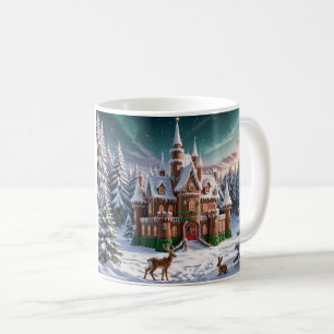 Gingerbread Castle from the Christmas Forest Coffee Mug