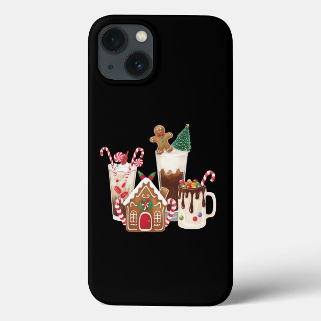 Gingerbread Christmas Coffee Lover Gift Xmas  Case-Mate iPhone Case (Back)
