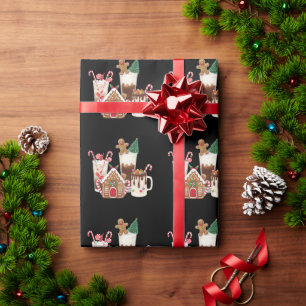 Gingerbread Christmas Coffee Lover Gift Xmas  Wrapping Paper