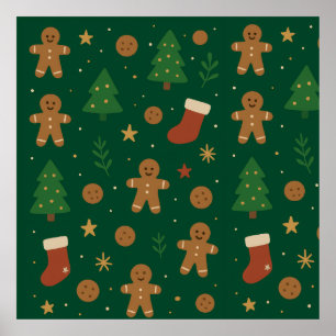 Gingerbread Christmas Fun Poster