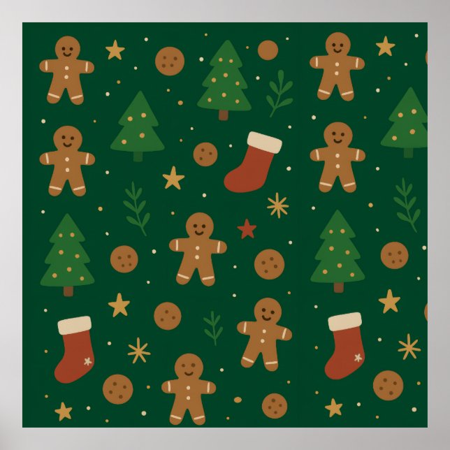 Gingerbread Christmas Fun Poster (Front)