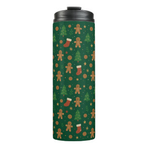 Gingerbread Christmas Fun Thermal Tumbler