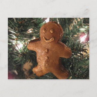 Gingerbread Christmas Holiday Postcard