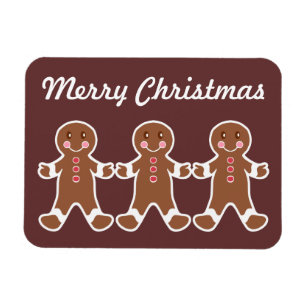 Gingerbread Christmas Magnet