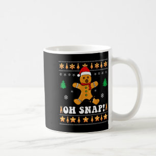 Gingerbread Christmas Oh Snap! Xmas Baking Baker H Coffee Mug