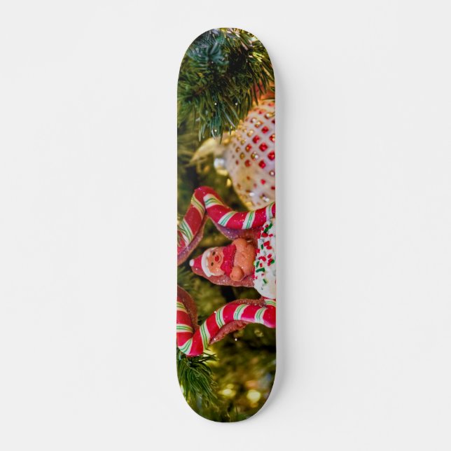 Gingerbread Christmas Ornament Skateboard (Front)
