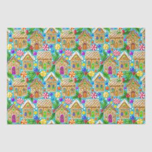 Gingerbread Christmas pattern Tissue Paper
