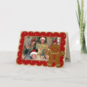 Gingerbread Christmas photo cards