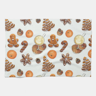 Gingerbread Christmas Scent Tea Towel