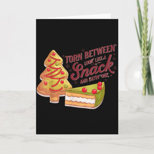 Gingerbread Christmas Tree Cake  Card