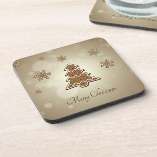 Gingerbread Christmas Tree Coaster