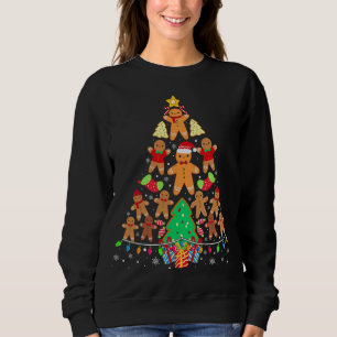Gingerbread Christmas Tree Xmas PJs Pyjamas Sweatshirt