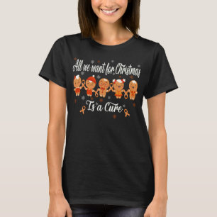 Gingerbread Christmas Wish for a Kidney Cancer T-Shirt