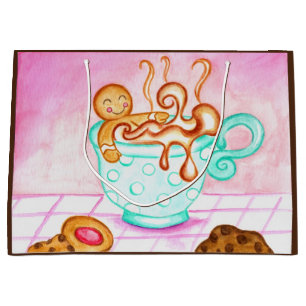 Gingerbread Coffee Gift Bag