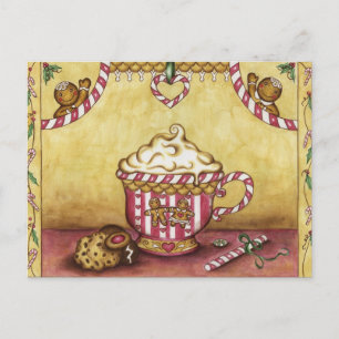 Gingerbread Coffee Holiday Postcards 