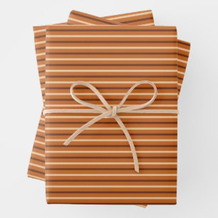 Gingerbread Color Christmas Wrapping Paper Sheet
