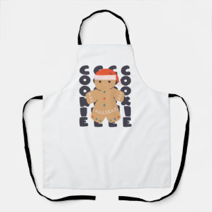 Gingerbread Cookie Christmas Apron