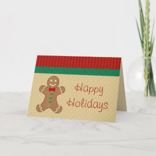 Gingerbread Cookie Christmas Cards