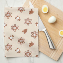 Gingerbread Cookie Christmas Holiday Kitchen Towel