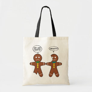 Gingerbread Cookie Christmas Humour Tote Bag