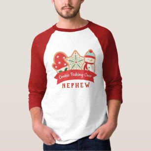 Gingerbread Cookie Cookie Baking Crew Nephew T-Shirt