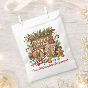 Gingerbread Cookie Favour Bags