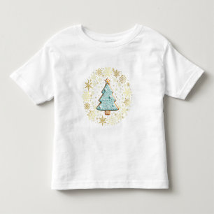 Gingerbread Cookie,  Golden Christmas Toddler T-Shirt