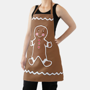 Gingerbread Cookie Kitchen Apron