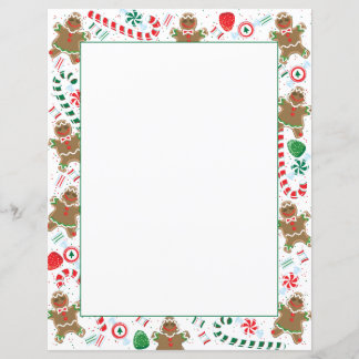 Gingerbread Cookie Letterhead