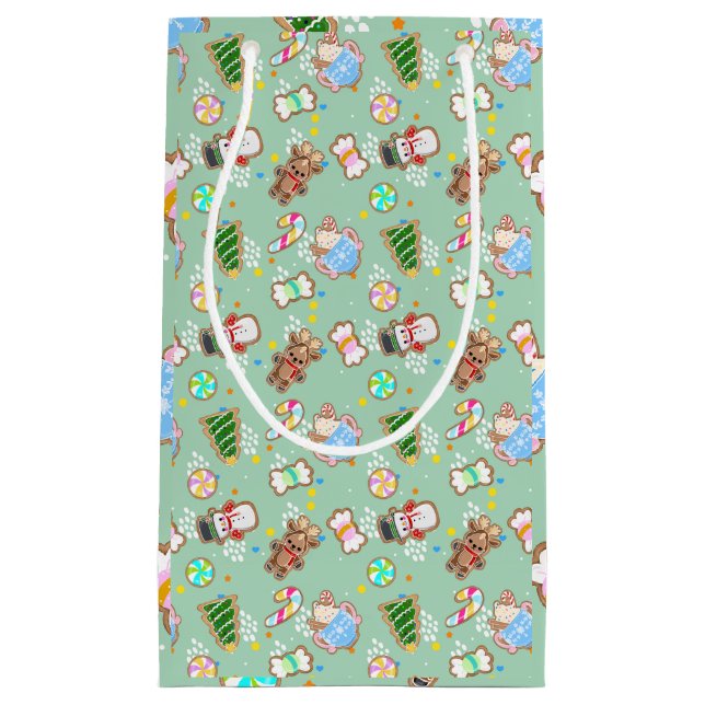 Gingerbread Cookie Mint Gift Bag (Front)