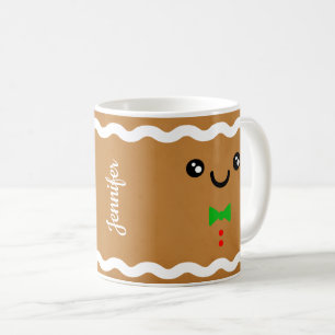 Gingerbread Cookie Personalised Christmas Mug