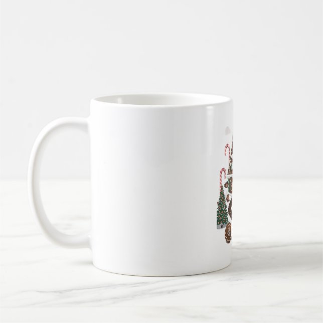 Gingerbread Cookie Wonderland Coffee Mug (Left)