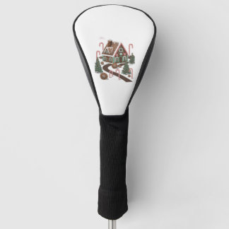 Gingerbread Cookie Wonderland Golf Head Cover