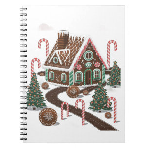 Gingerbread Cookie Wonderland Notebook