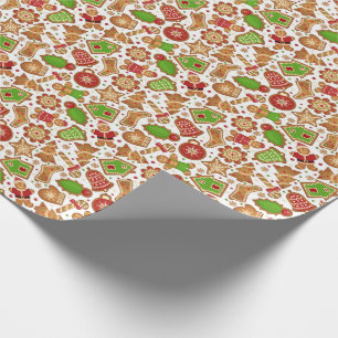 Gingerbread Cookie Wrapping Paper