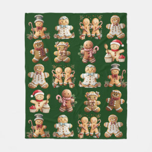 Gingerbread Cookies Adorable Boys & Girls Fleece Blanket