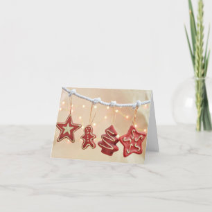 Gingerbread Cookies and Recipe Christmas Card