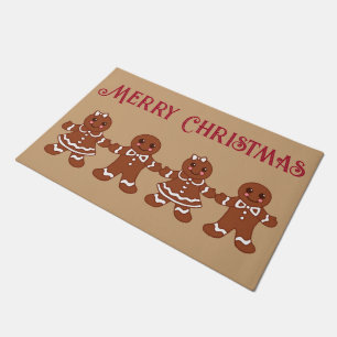 Gingerbread Cookies Christmas Doormat