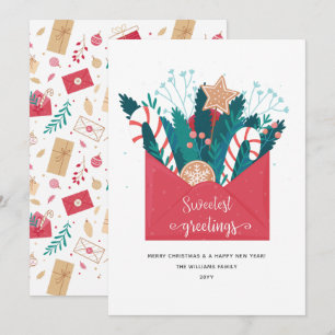 Gingerbread Cookies Christmas  Holiday Card