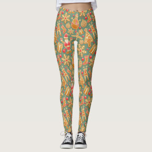 Gingerbread/cookies/Christmas  Leggings