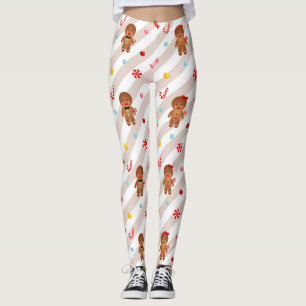 Gingerbread cookies Christmas Leggings