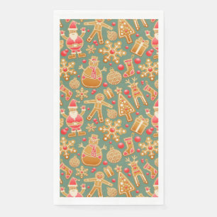Gingerbread/cookies/Christmas Napkin