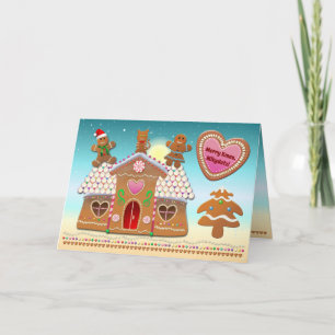 Gingerbread Cookies' Christmas Party Holiday Card
