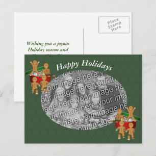 Gingerbread Cookies Christmas Photo Postcard