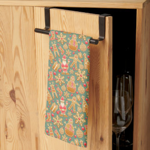 Gingerbread/cookies/Christmas Tea Towel
