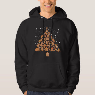 Gingerbread Cookies Christmas Tree Gingerbread Dec Hoodie
