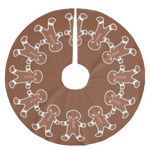 Gingerbread Cookies Christmas Tree Skirt
