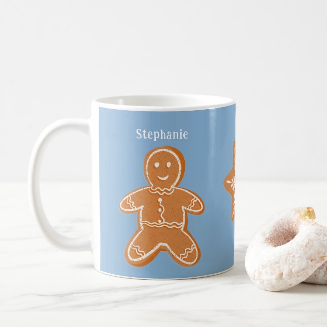 Gingerbread Cookies Coffee Mug (With Donut)