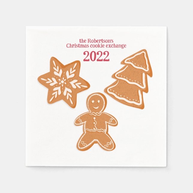 Gingerbread Cookies Napkin (Front)